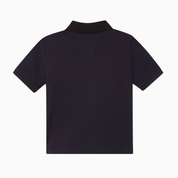 Authentic Burberry Blue Vintage Check Panel Cotton Polo Shirt - Size 2T - Picture 6 of 8